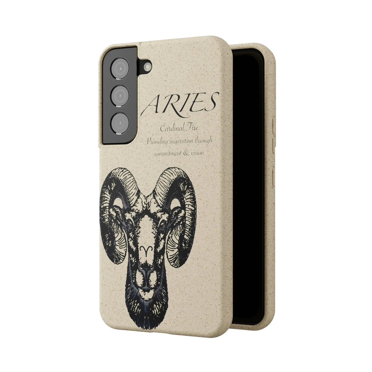 Aries Zodiac Biodegradable Phone Case Printify