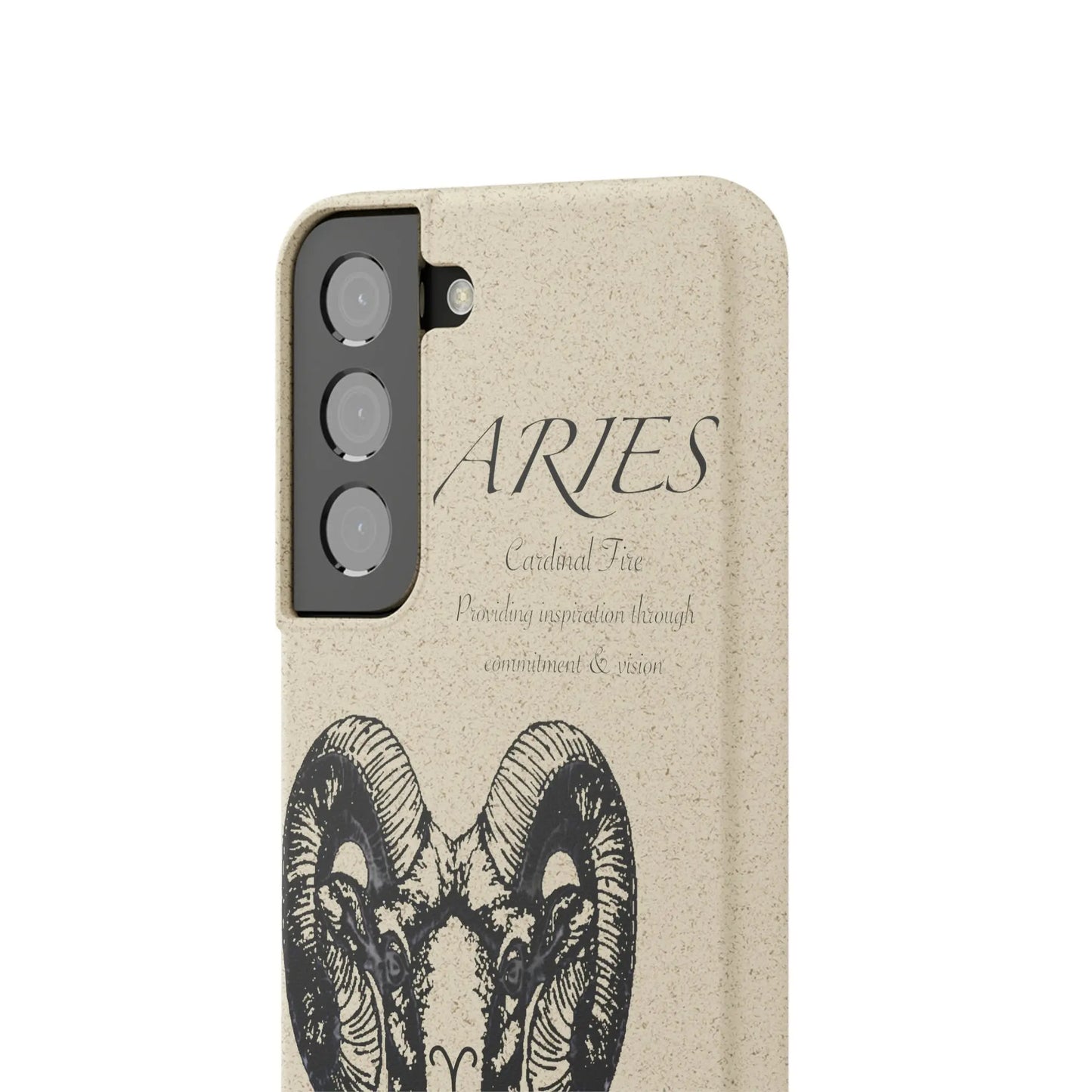 Aries Zodiac Biodegradable Phone Case Printify