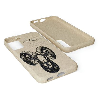 Aries Zodiac Biodegradable Phone Case Printify