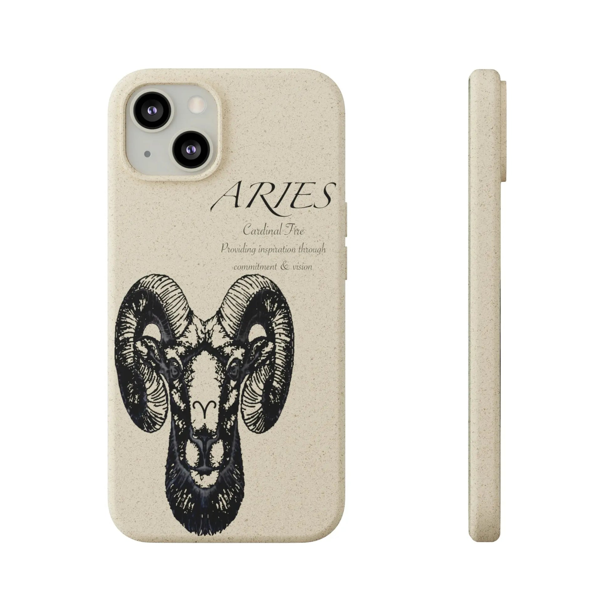 Aries Zodiac Biodegradable Phone Case Printify