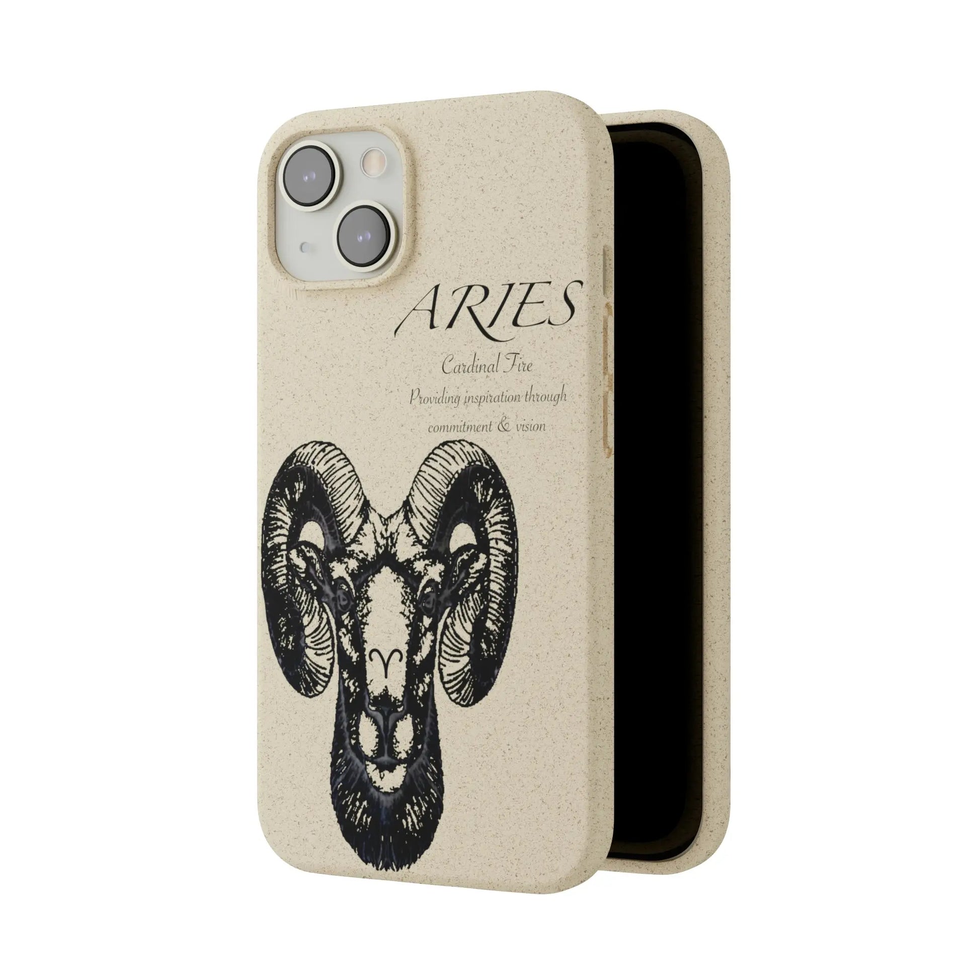 Aries Zodiac Biodegradable Phone Case Printify