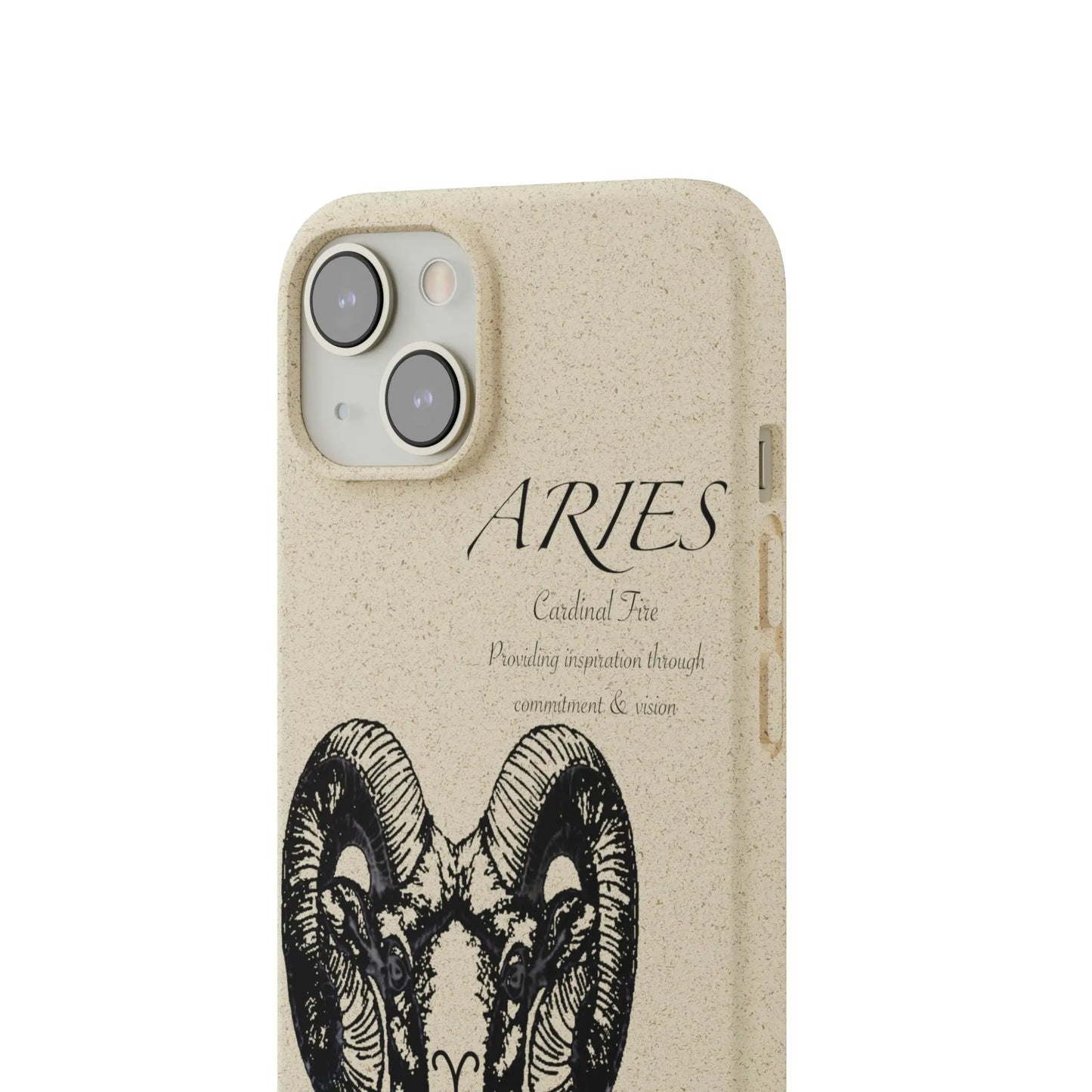 Aries Zodiac Biodegradable Phone Case Printify