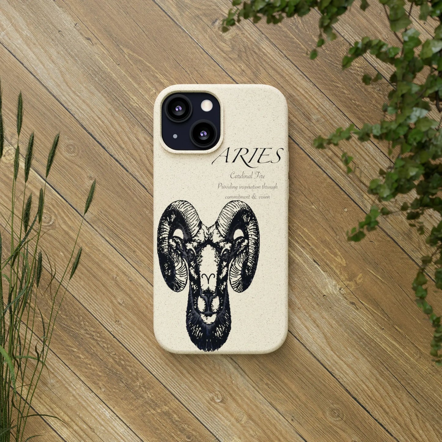 Aries Zodiac Biodegradable Phone Case Printify