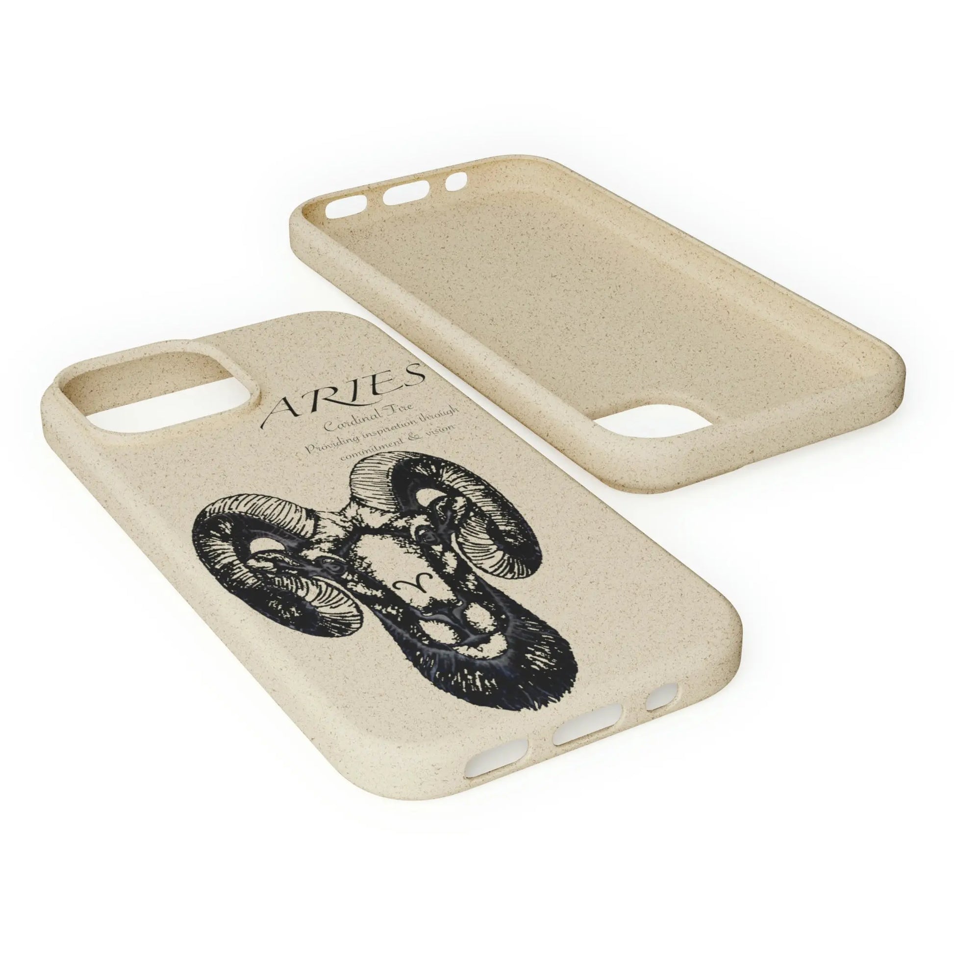 Aries Zodiac Biodegradable Phone Case Printify