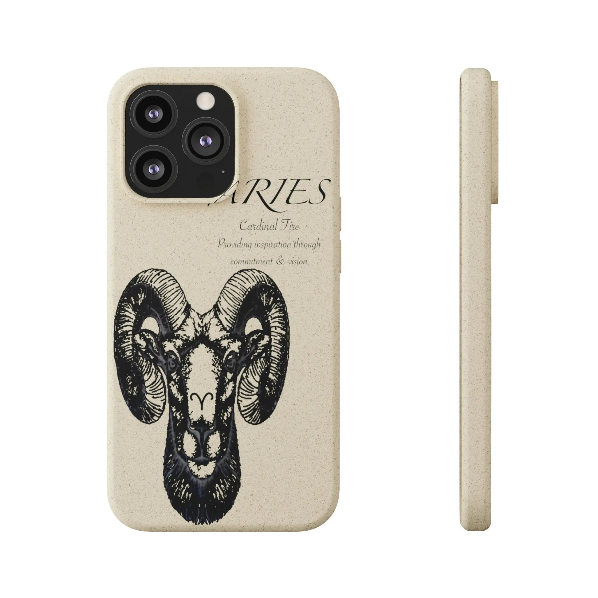 Aries Zodiac Biodegradable Phone Case Printify