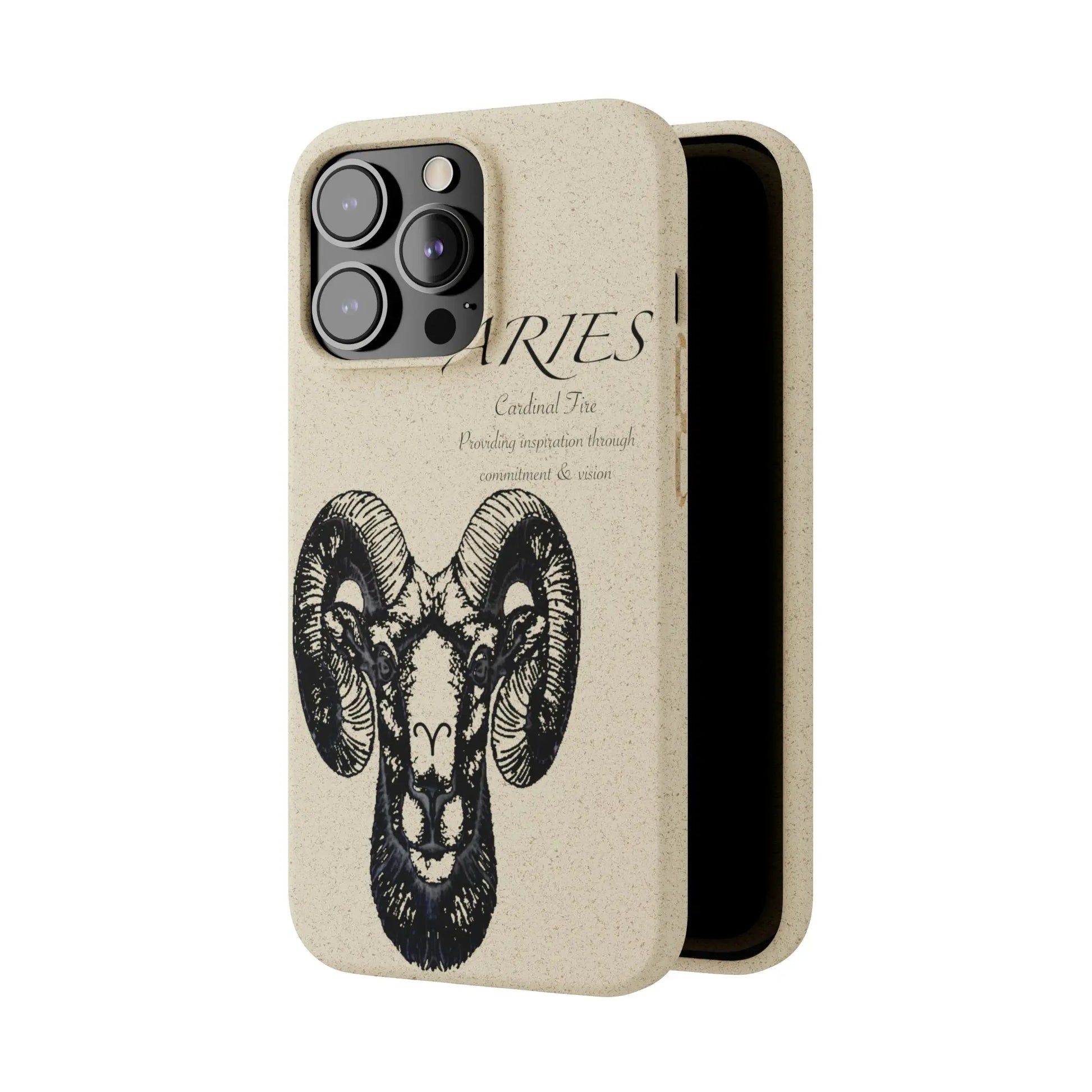 Aries Zodiac Biodegradable Phone Case Printify