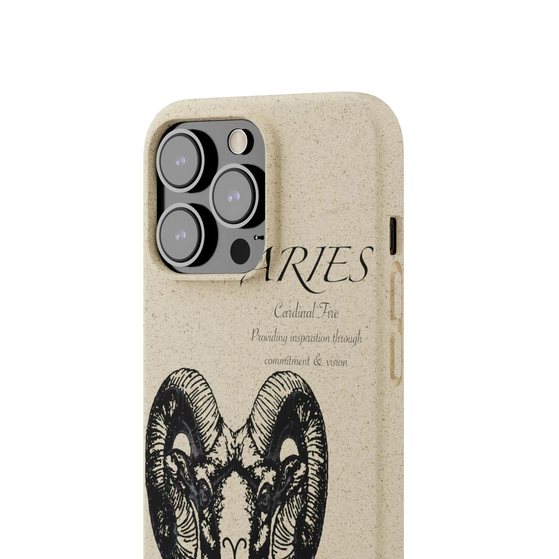 Aries Zodiac Biodegradable Phone Case Printify