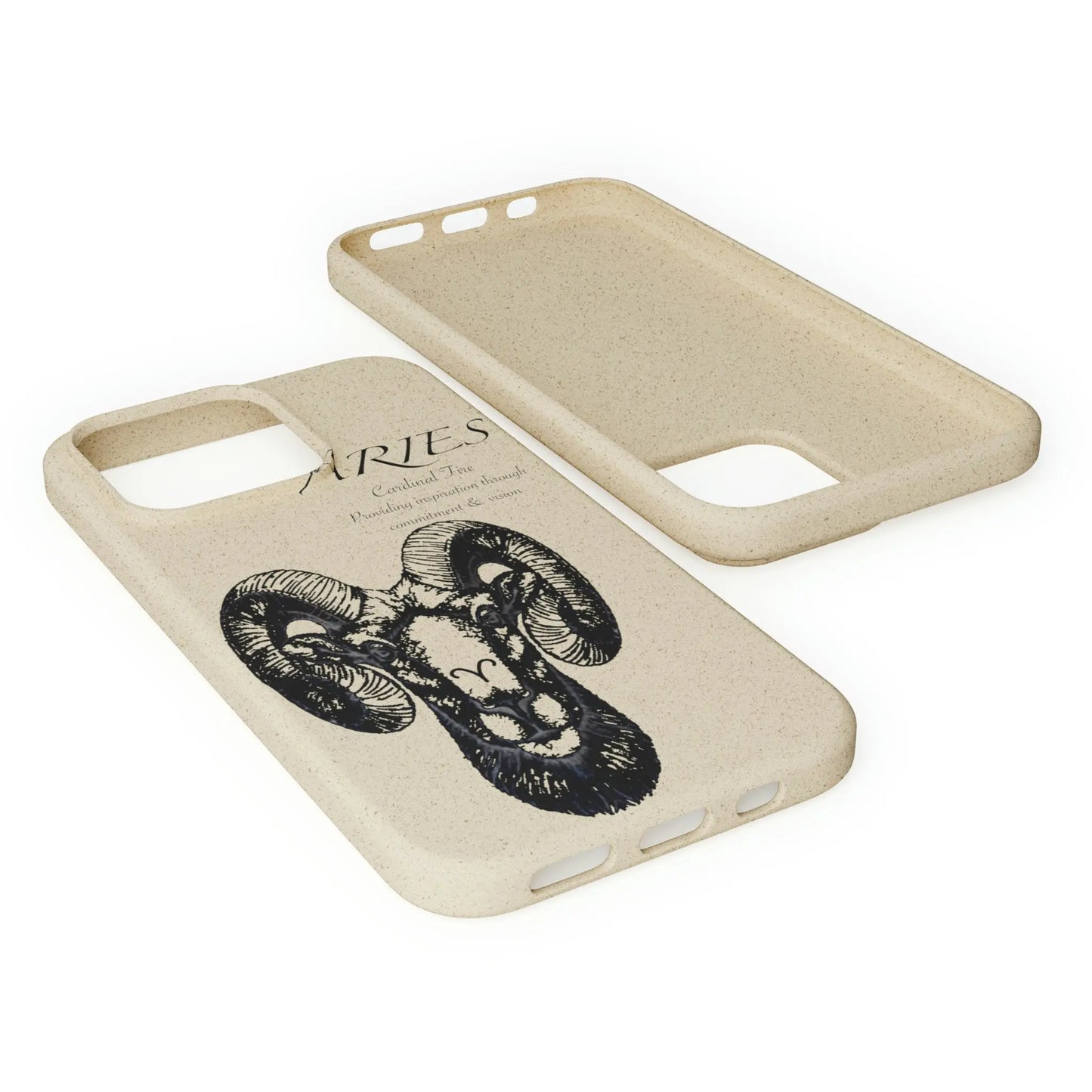 Aries Zodiac Biodegradable Phone Case Printify