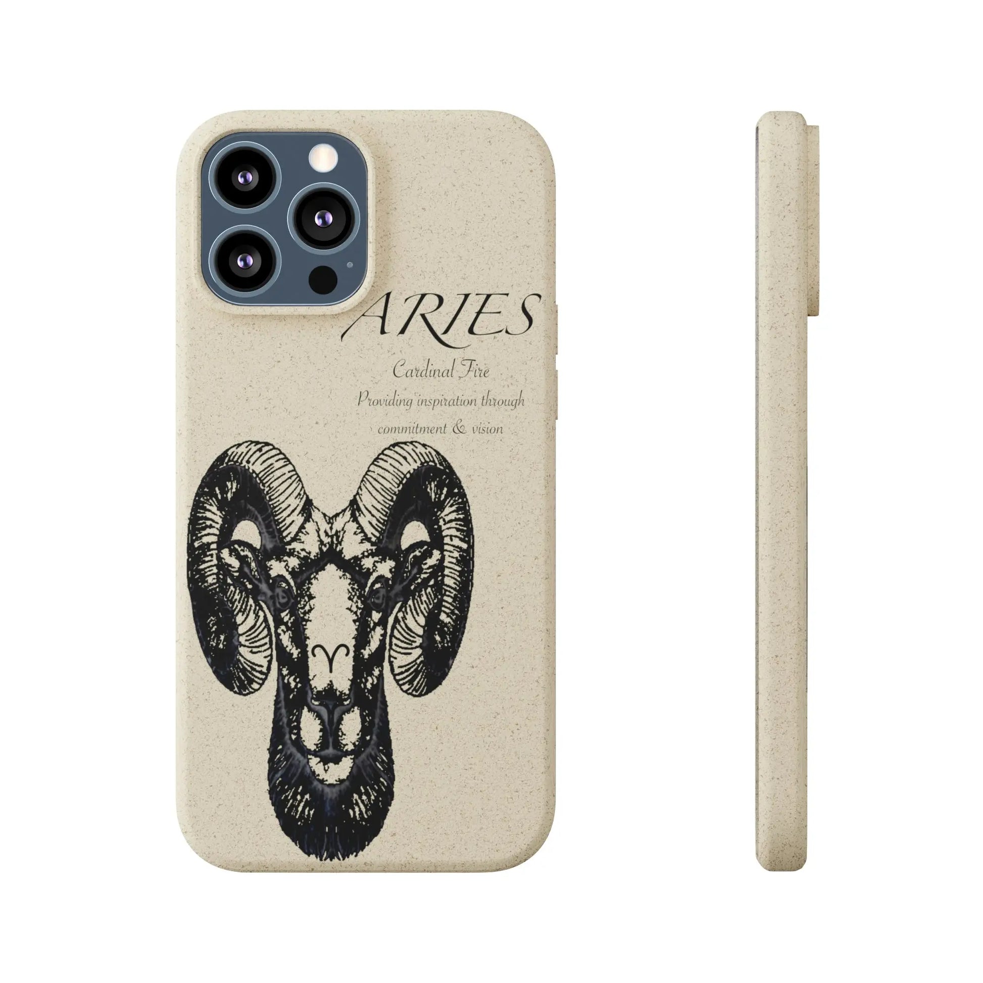 Aries Zodiac Biodegradable Phone Case Printify