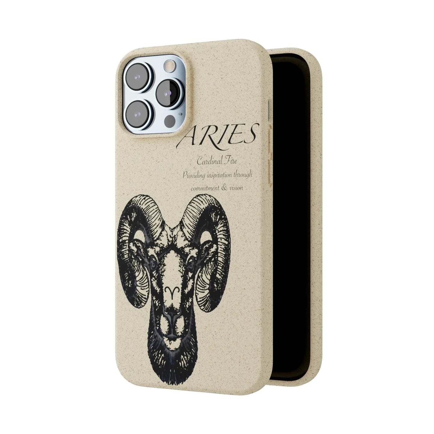 Aries Zodiac Biodegradable Phone Case Printify