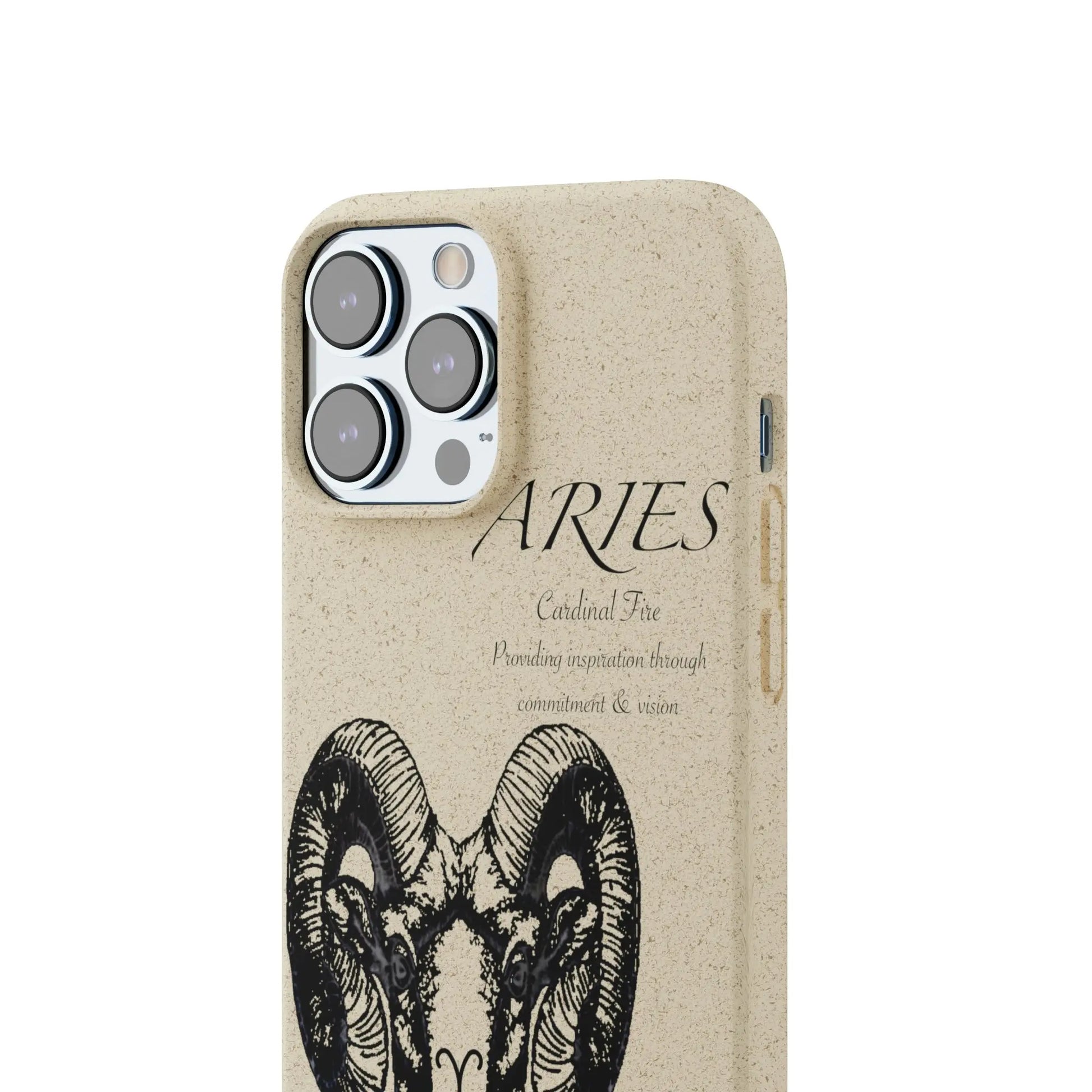 Aries Zodiac Biodegradable Phone Case Printify