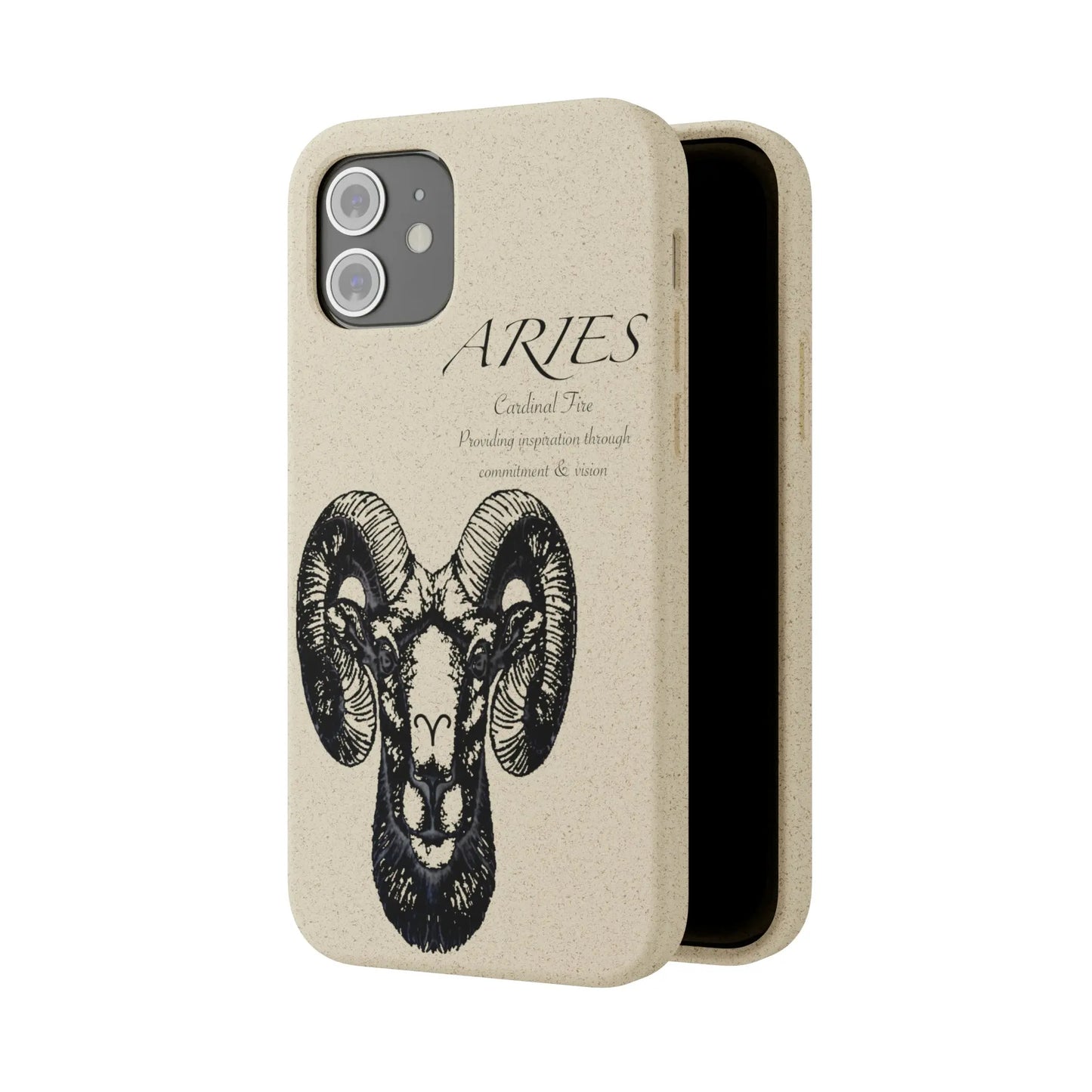 Aries Zodiac Biodegradable Phone Case Printify