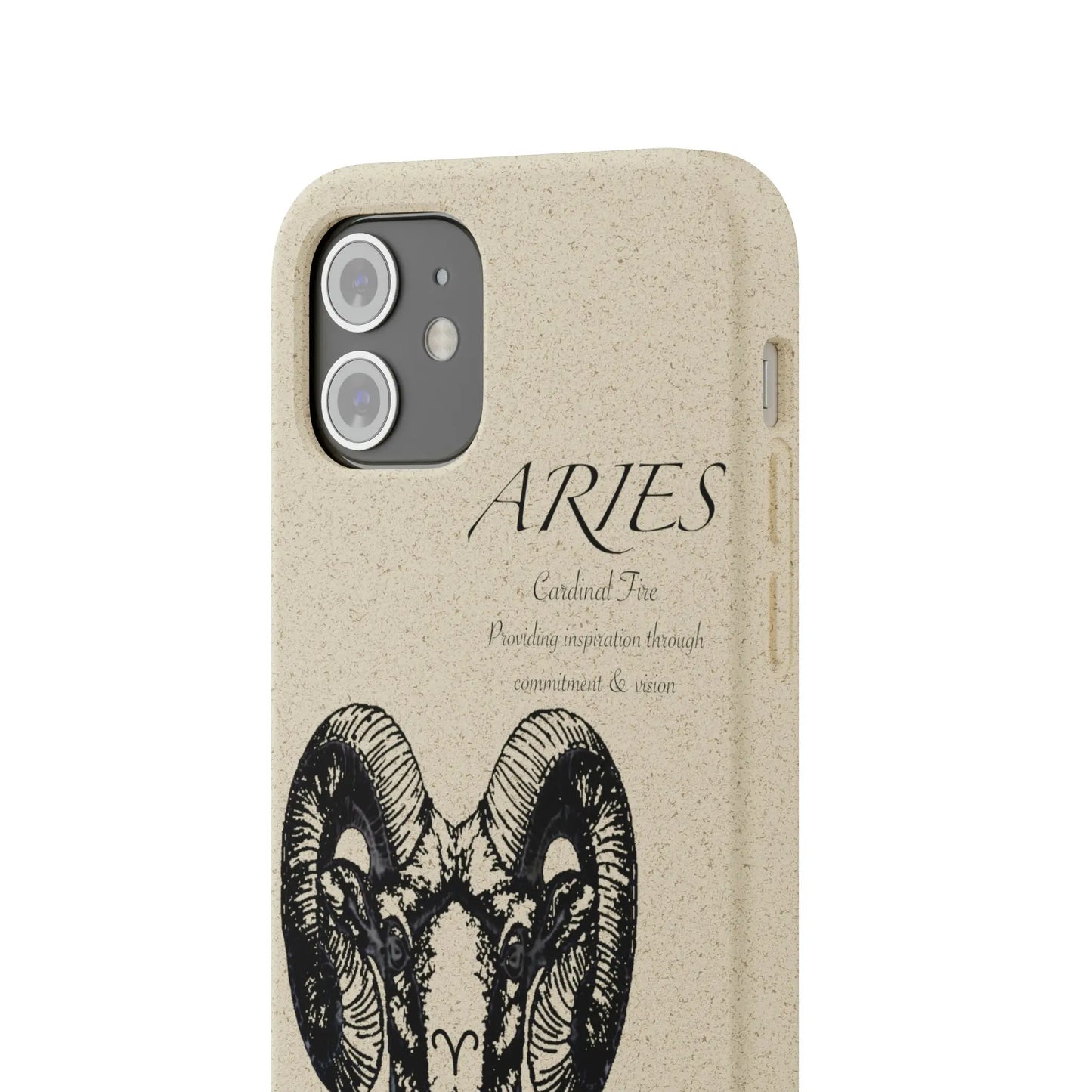 Aries Zodiac Biodegradable Phone Case Printify