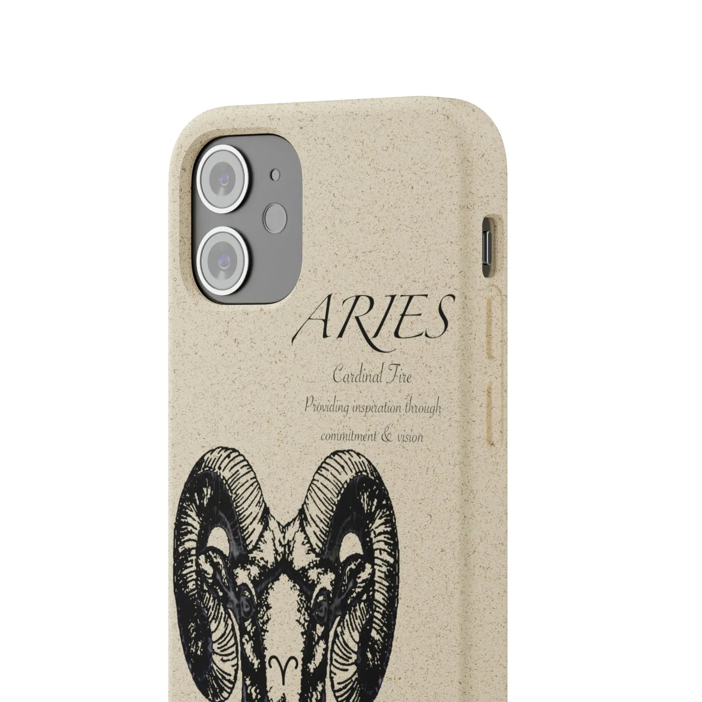 Aries Zodiac Biodegradable Phone Case Printify