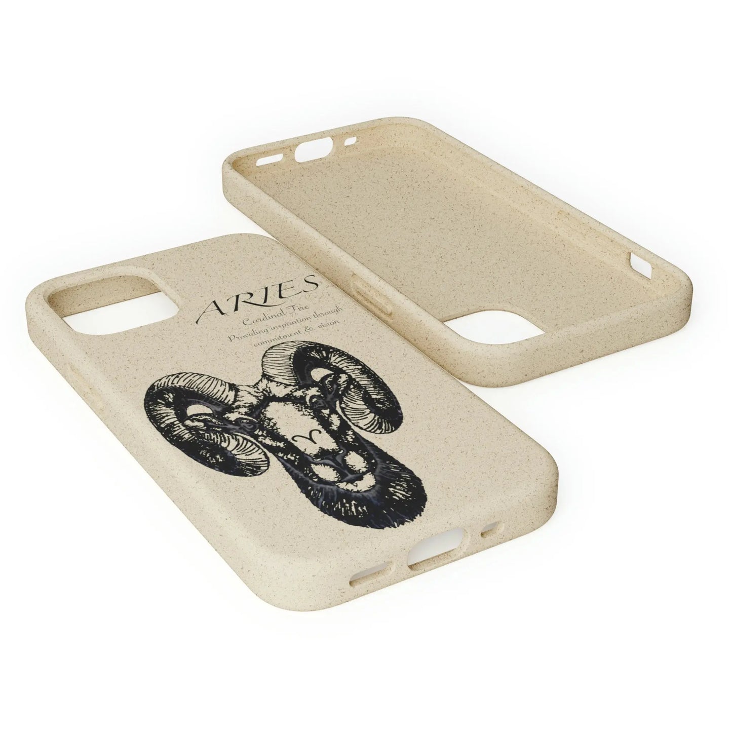 Aries Zodiac Biodegradable Phone Case Printify