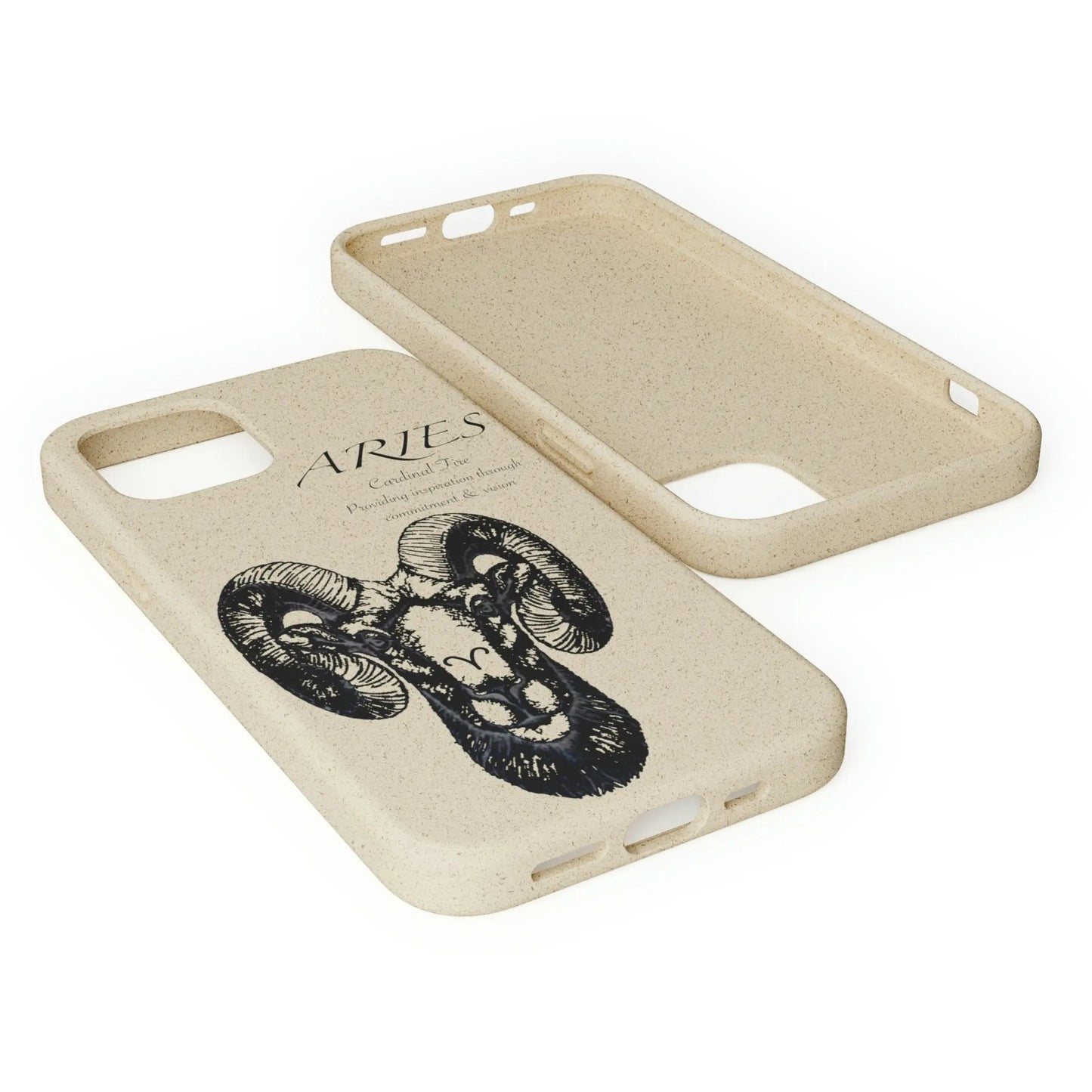 Aries Zodiac Biodegradable Phone Case Printify