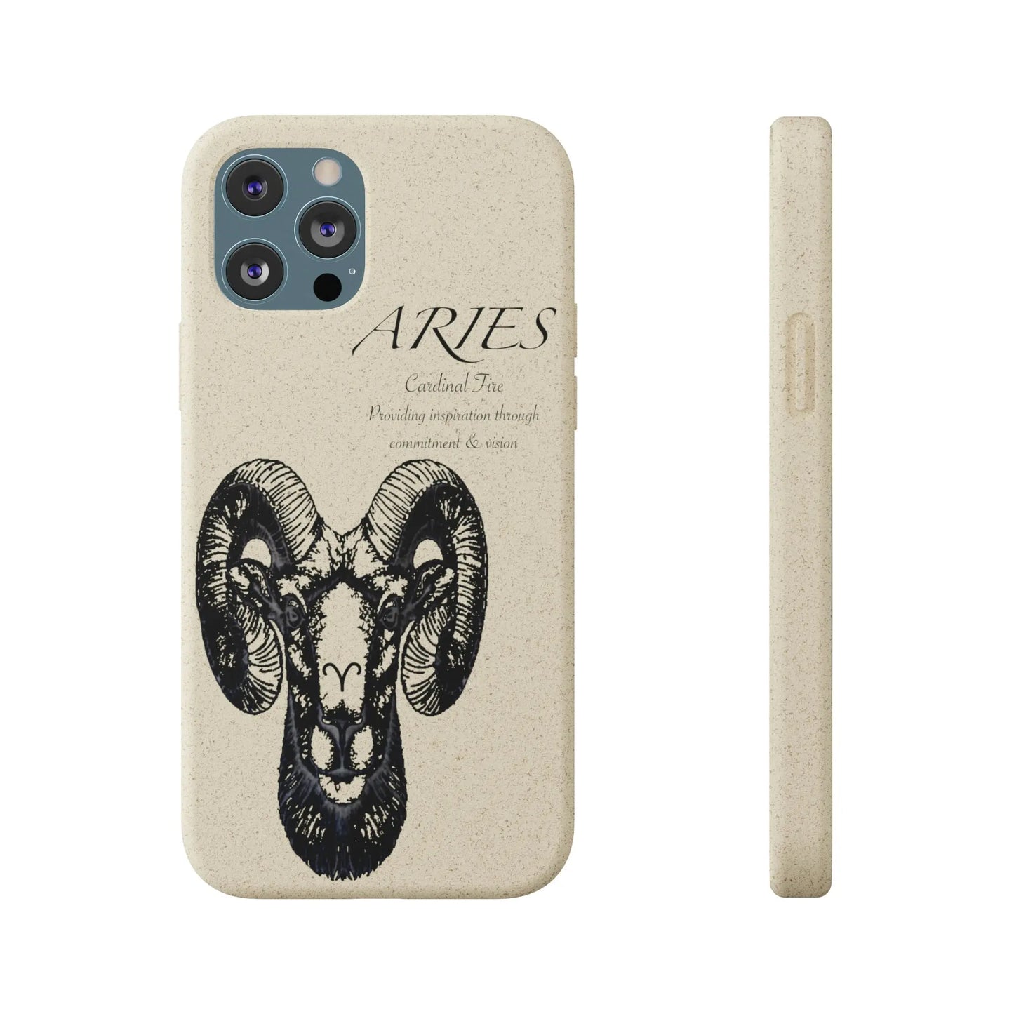 Aries Zodiac Biodegradable Phone Case Printify