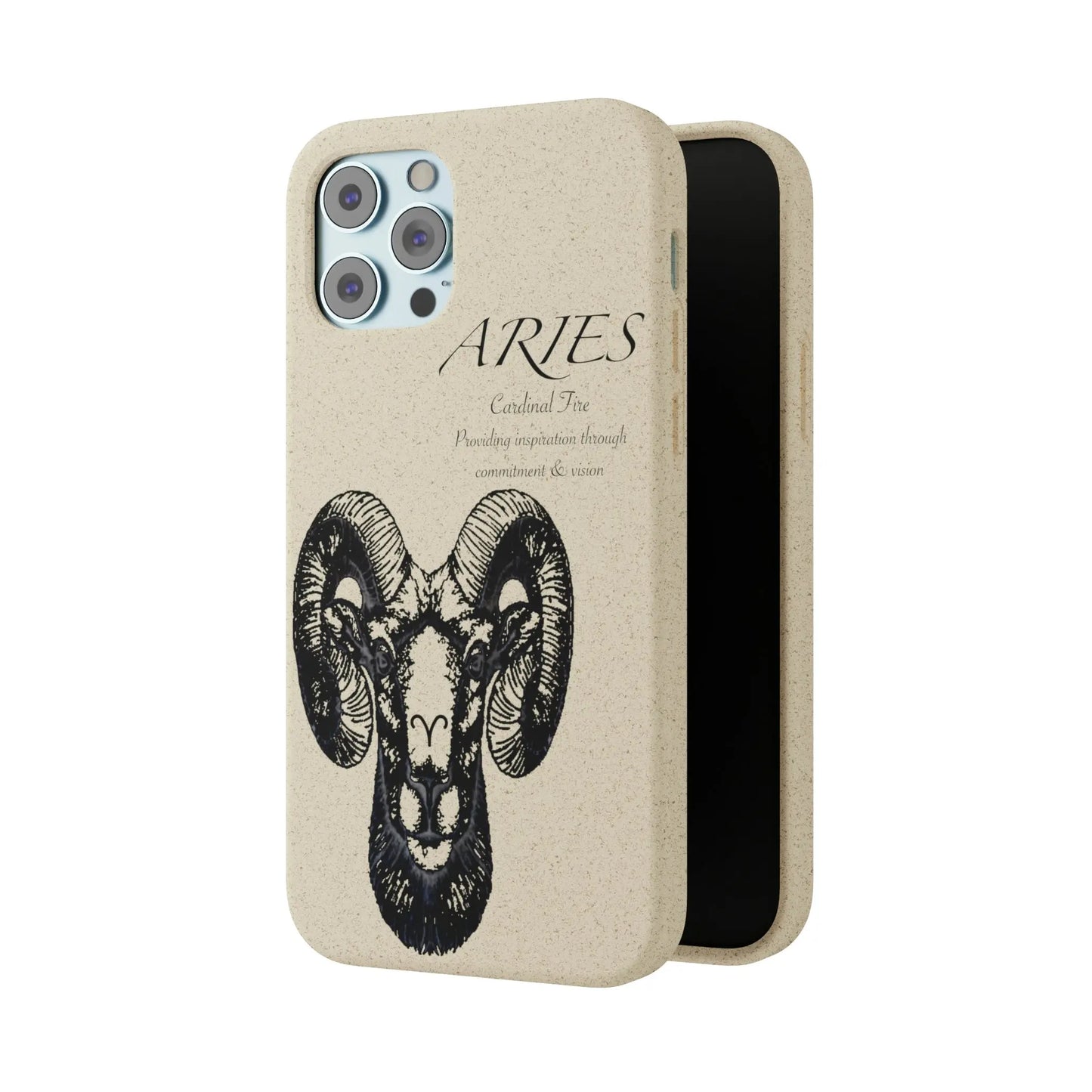 Aries Zodiac Biodegradable Phone Case Printify