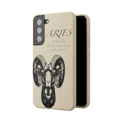 Aries Zodiac Biodegradable Phone Case Printify