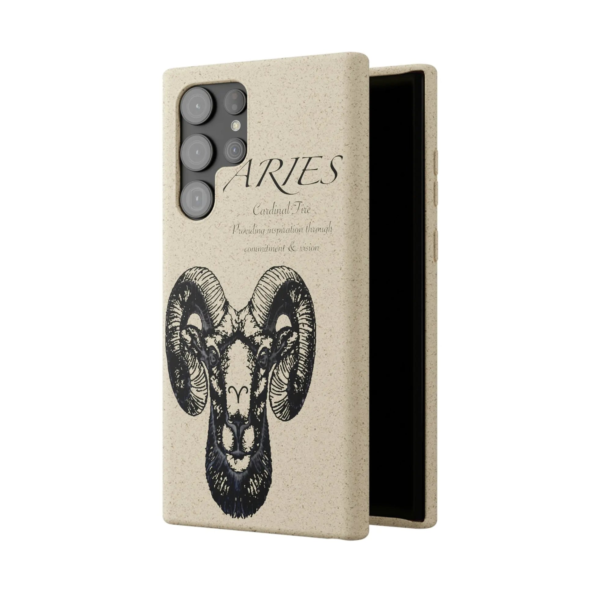 Aries Zodiac Biodegradable Phone Case Printify