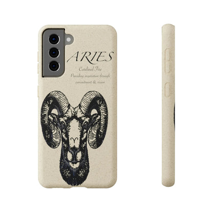 Aries Zodiac Biodegradable Phone Case Printify