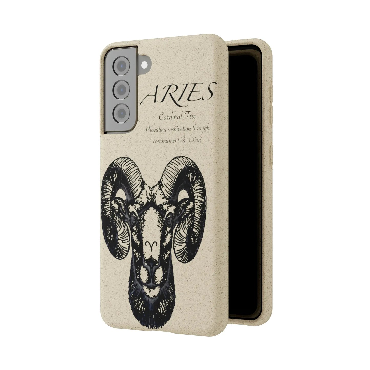 Aries Zodiac Biodegradable Phone Case Printify