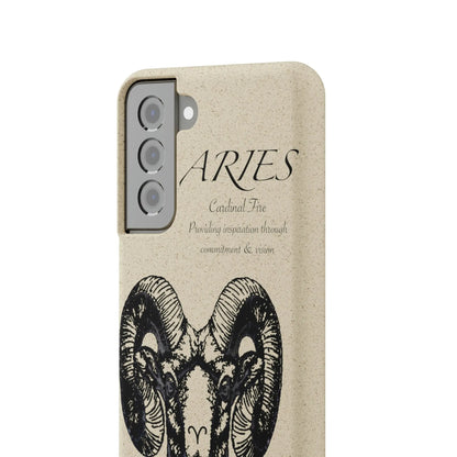 Aries Zodiac Biodegradable Phone Case Printify