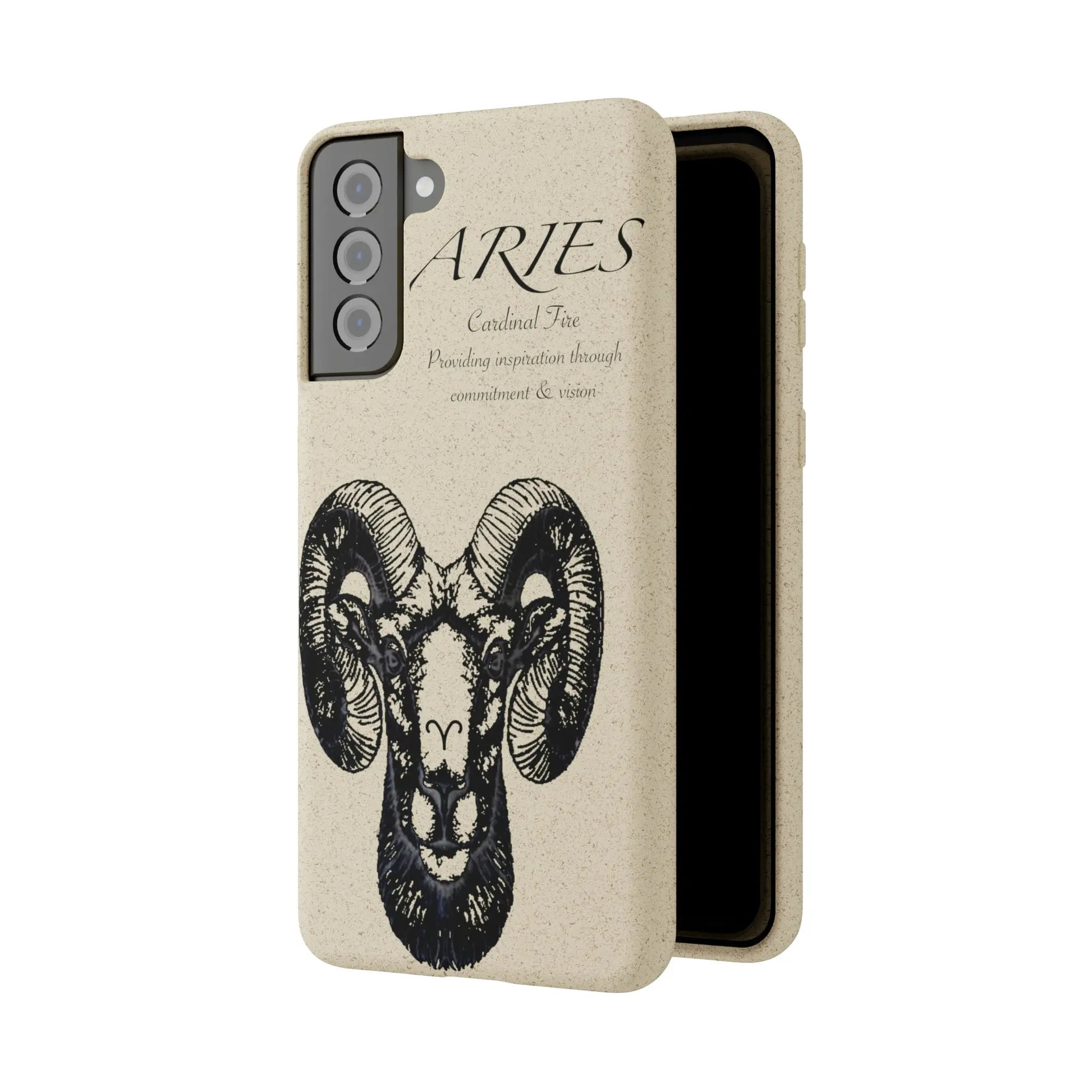 Aries Zodiac Biodegradable Phone Case Printify