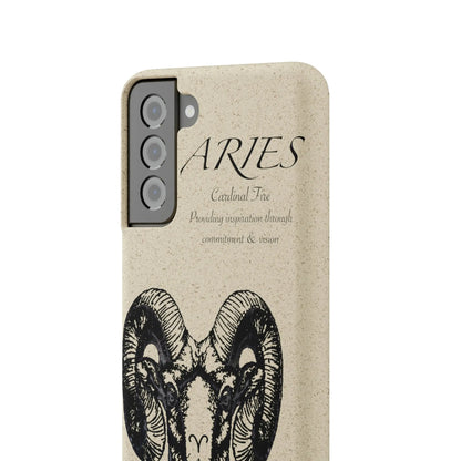 Aries Zodiac Biodegradable Phone Case Printify