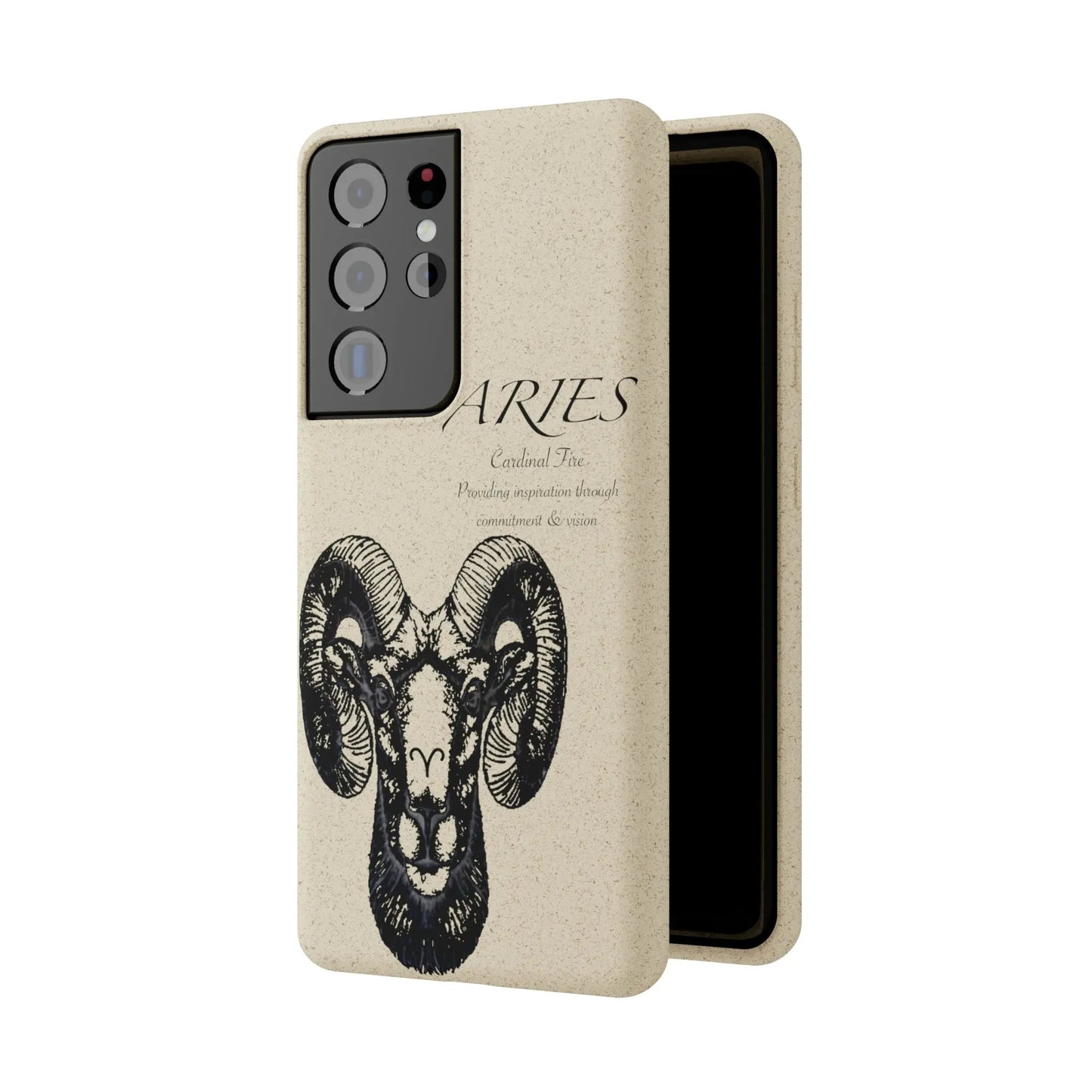 Aries Zodiac Biodegradable Phone Case Printify