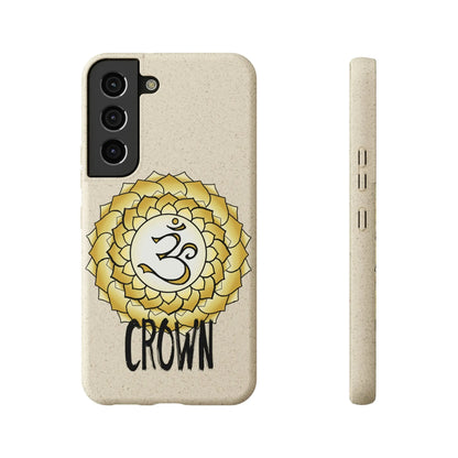 Crown Chakra Biodegradable Phone Case Printify