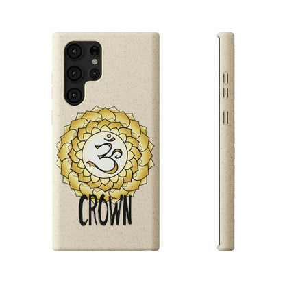 Crown Chakra Biodegradable Phone Case Printify