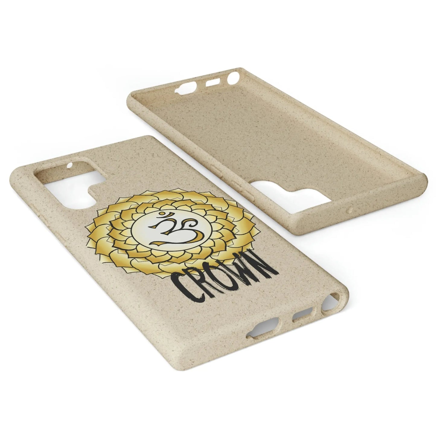 Crown Chakra Biodegradable Phone Case Printify