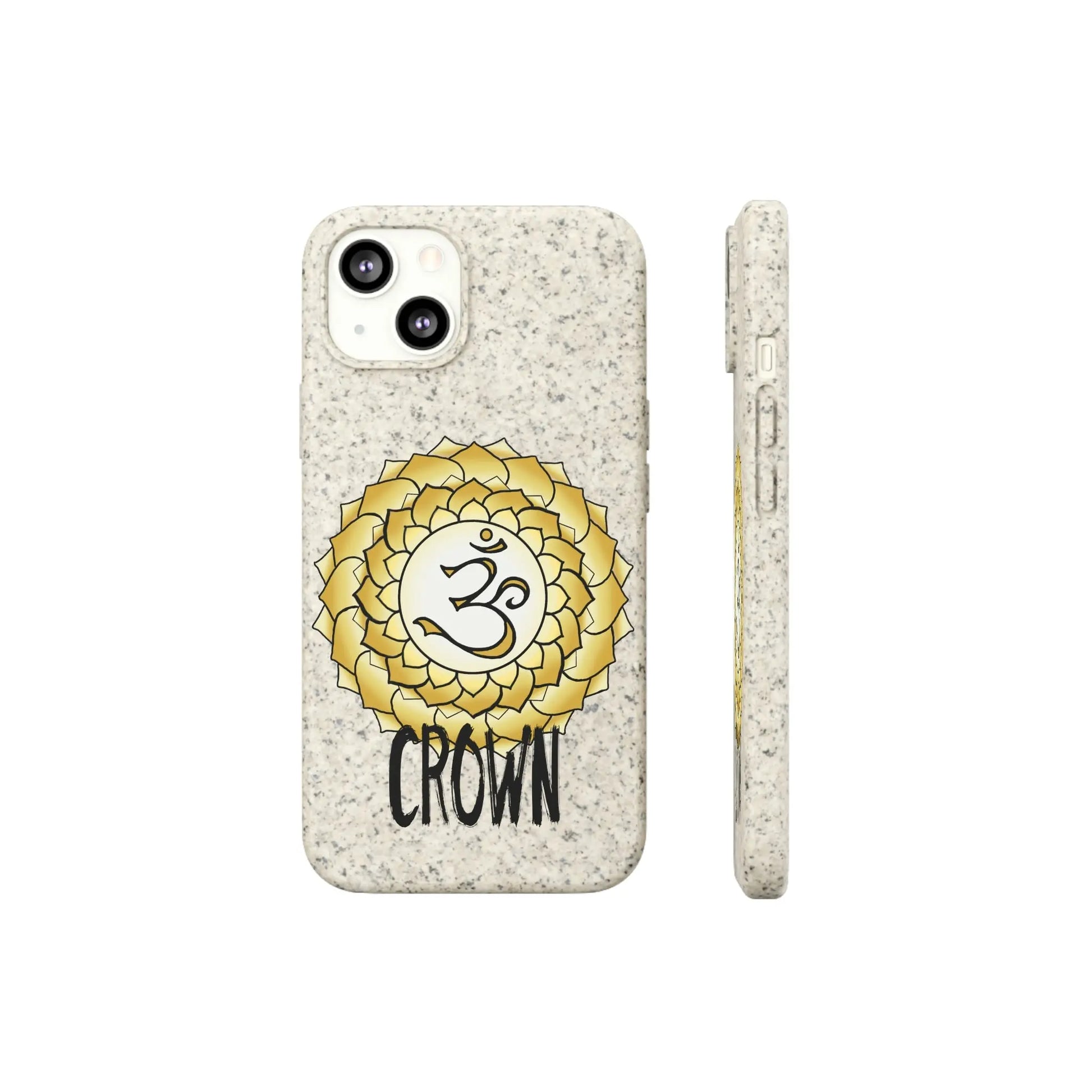 Crown Chakra Biodegradable Phone Case Printify