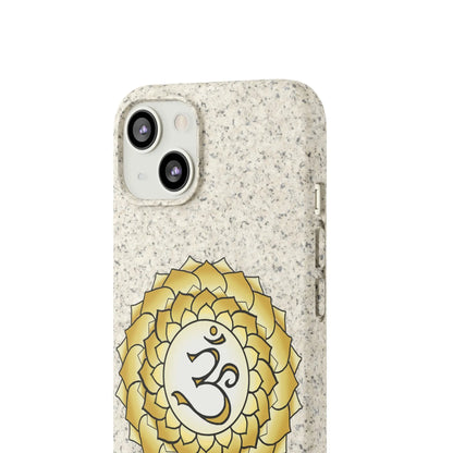 Crown Chakra Biodegradable Phone Case Printify