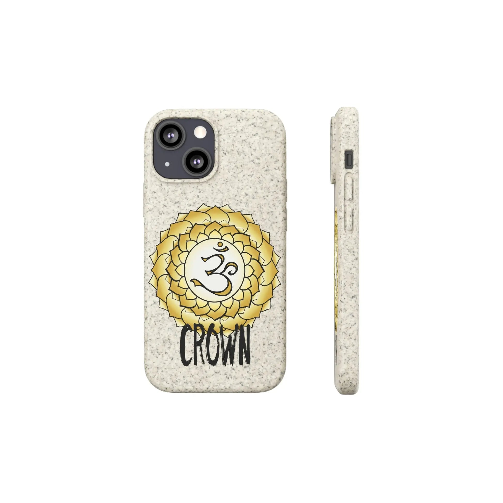 Crown Chakra Biodegradable Phone Case Printify