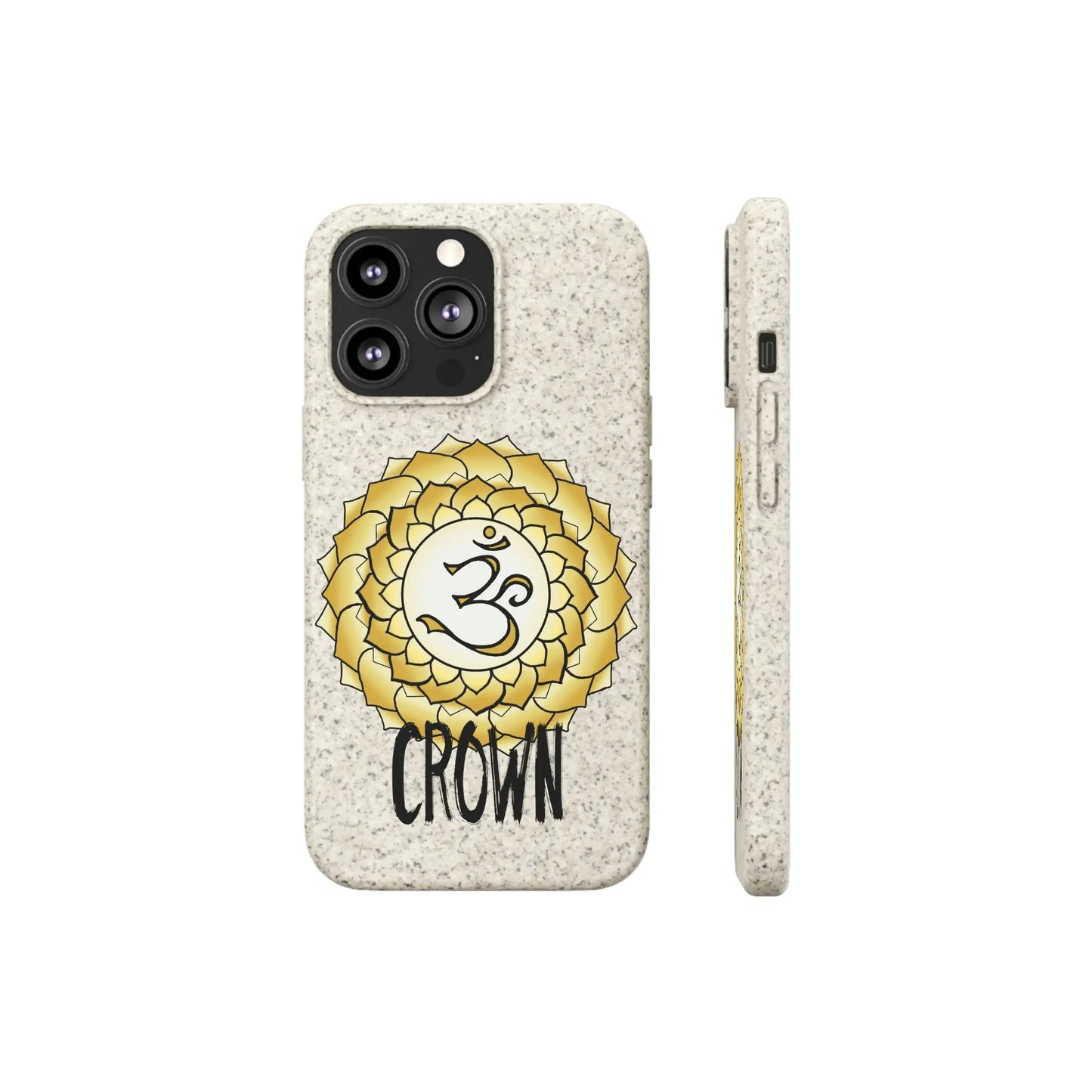 Crown Chakra Biodegradable Phone Case Printify