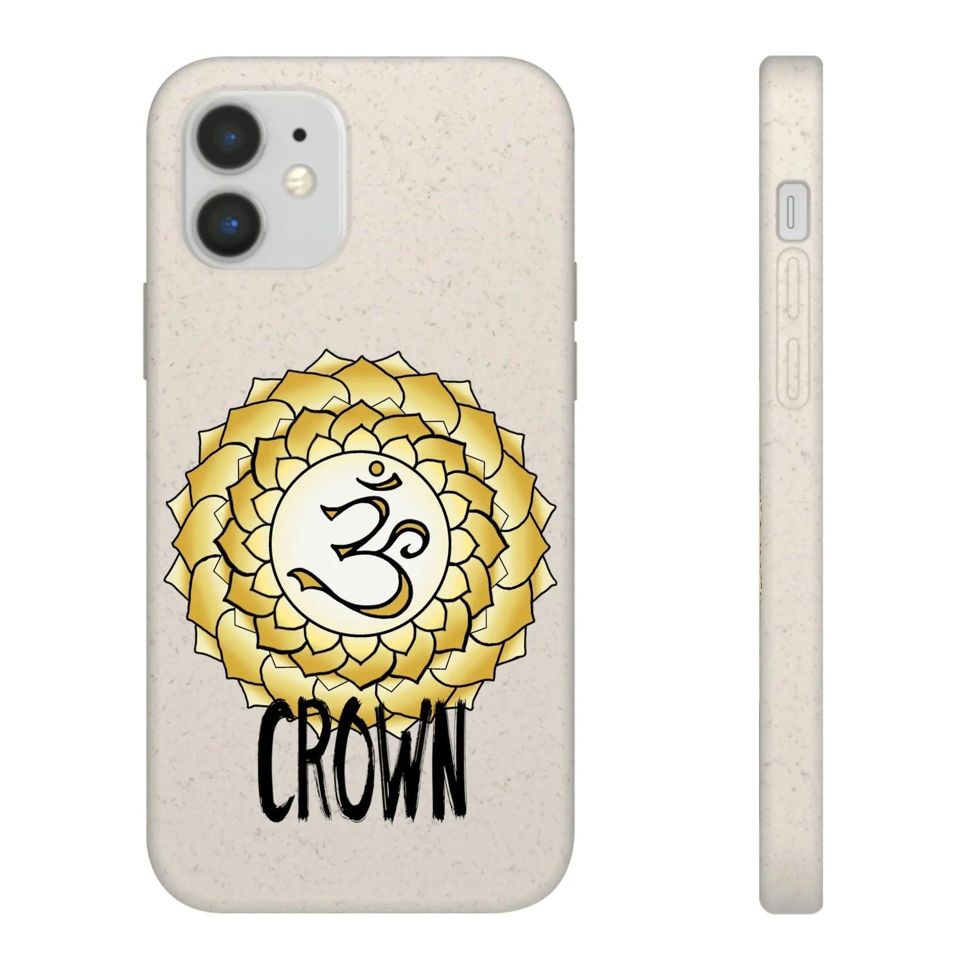 Crown Chakra Biodegradable Phone Case Printify