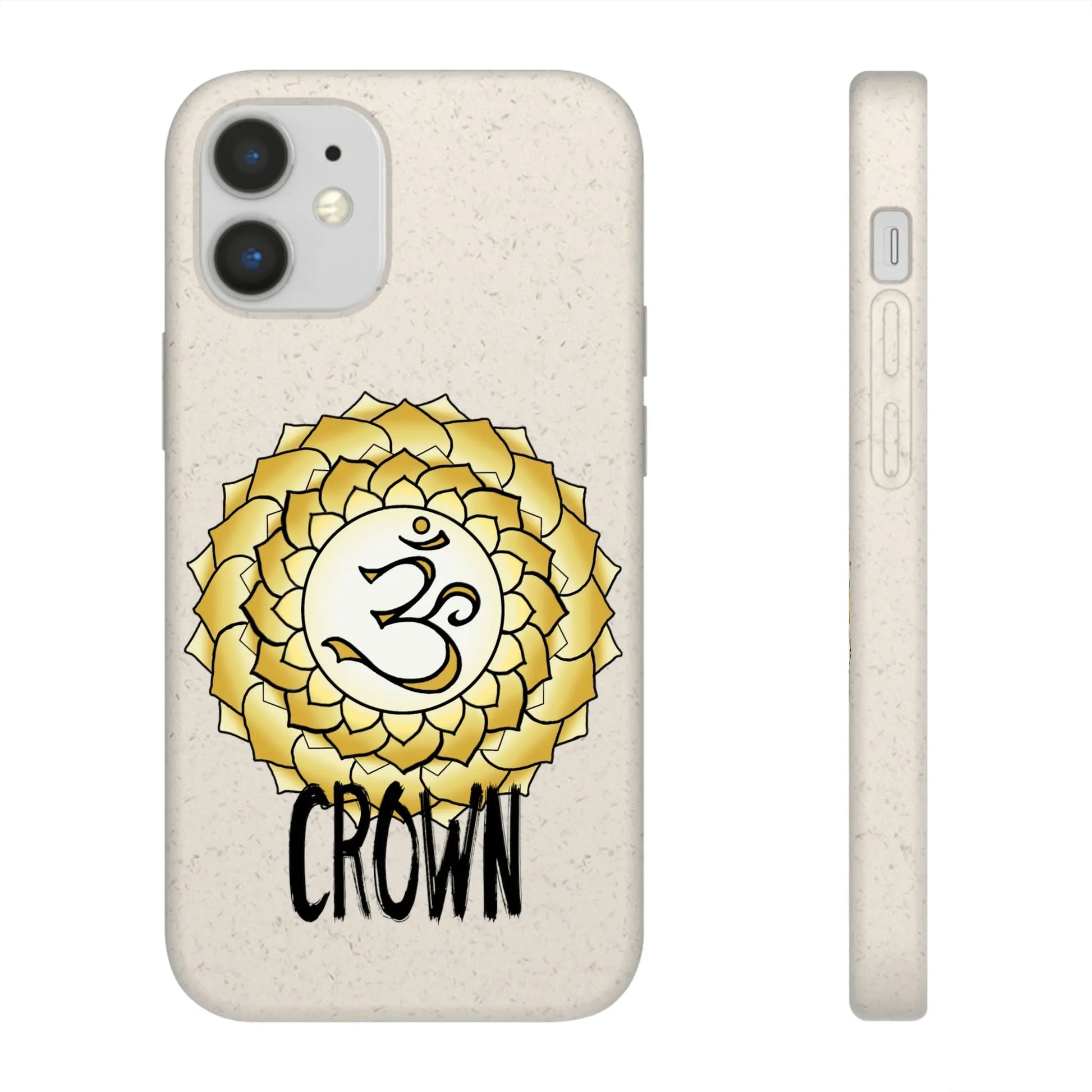 Crown Chakra Biodegradable Phone Case Printify