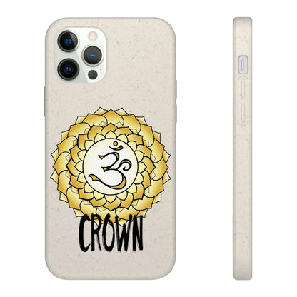 Crown Chakra Biodegradable Phone Case Printify