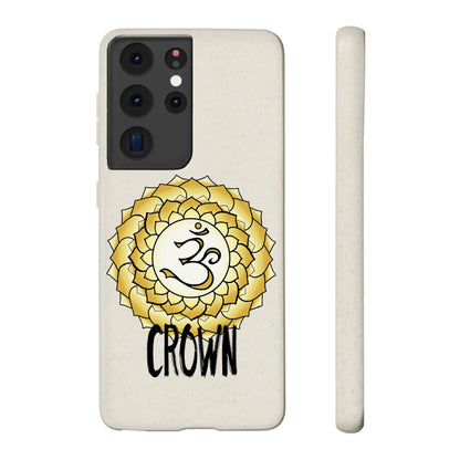 Crown Chakra Biodegradable Phone Case Printify