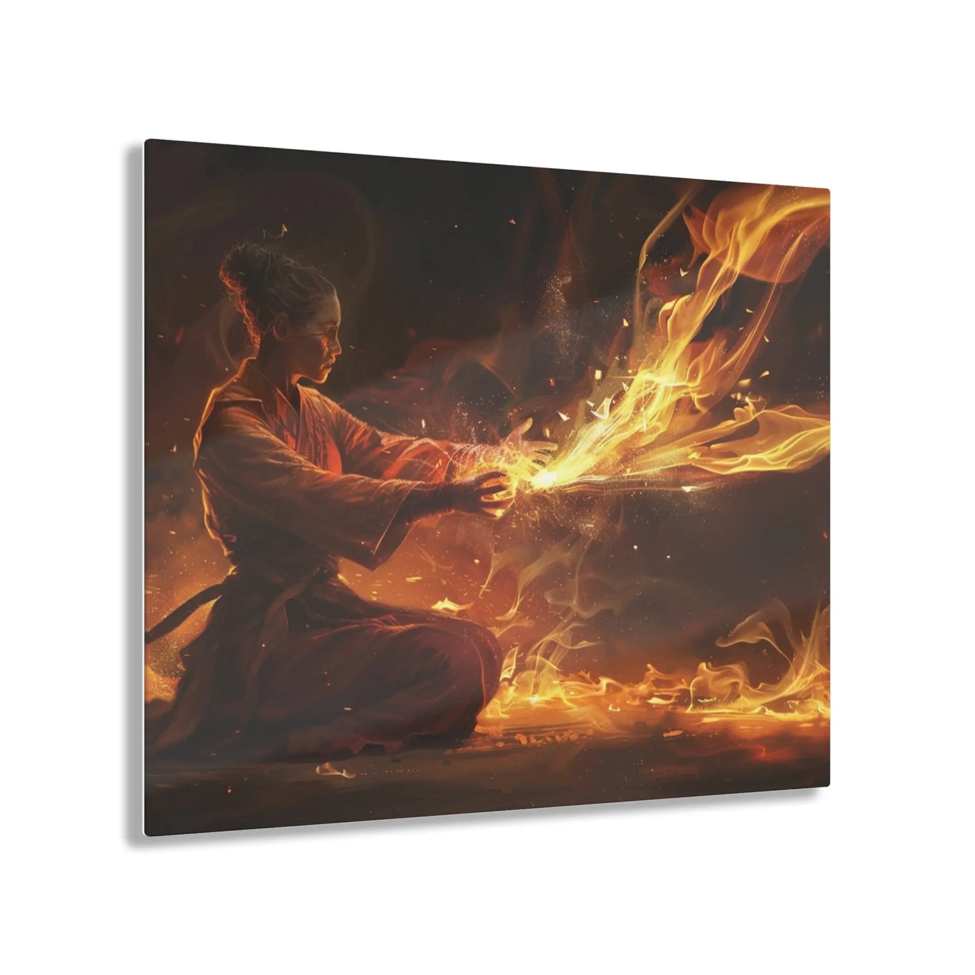 Fire Mastery Acrylic Art Printify