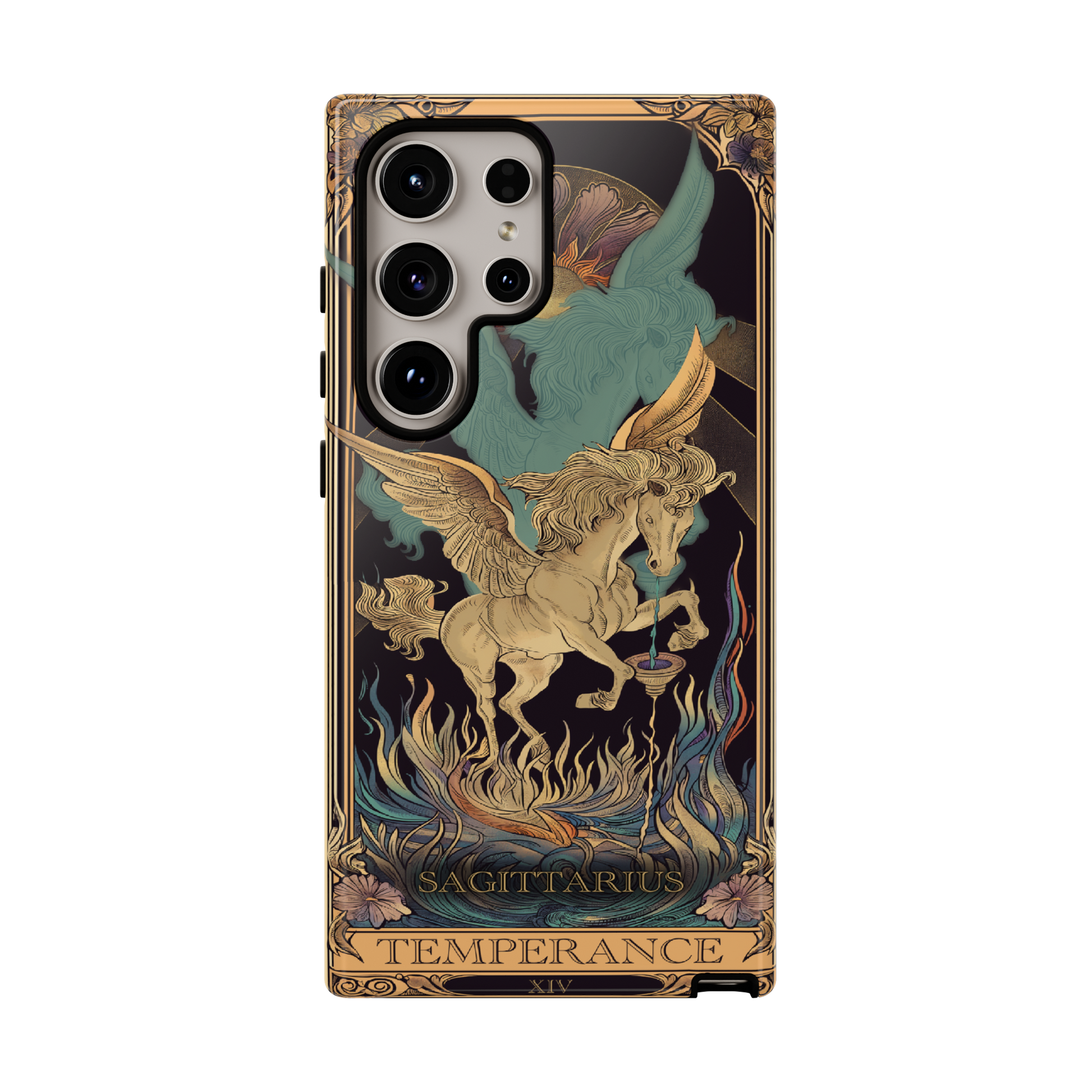 Sagittarius "Temperance" Tarot Card Phone Case Samsung Galaxy S24 Ultra
