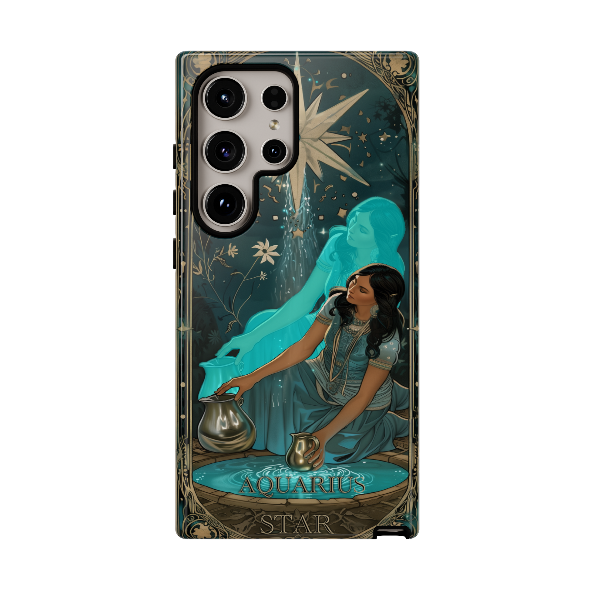 Aquarius "The Star" Tarot Card Phone Case Samsung Galaxy S25 Ultra