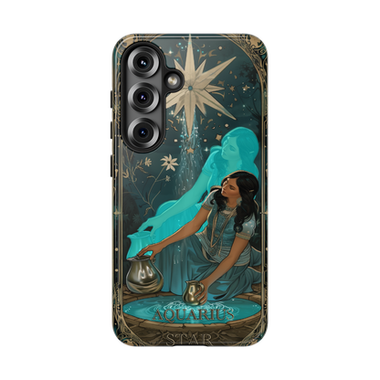 Aquarius "The Star" Tarot Card Phone Case Samsung Galaxy S25