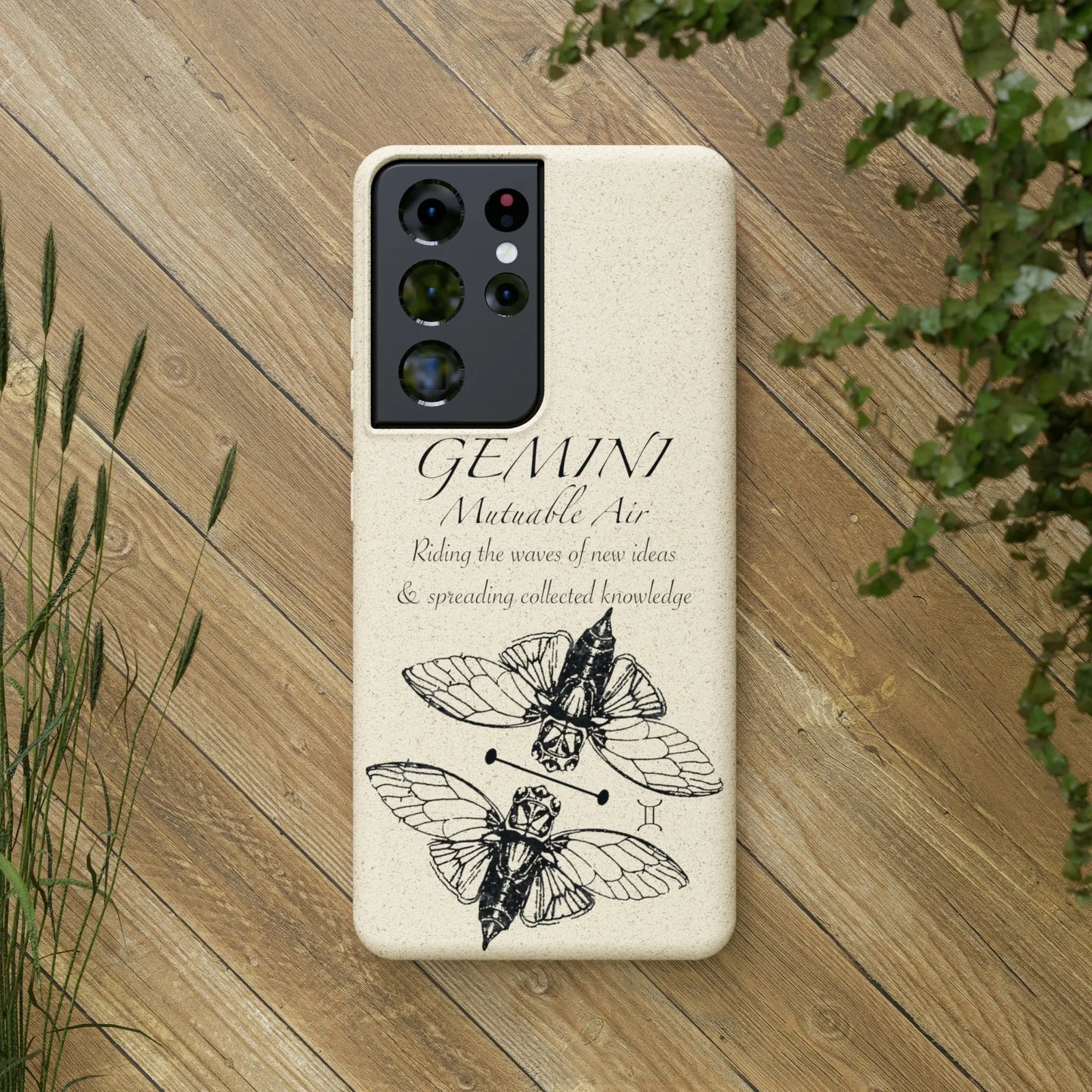 Gemini Zodiac Biodegradable Phone Case Printify