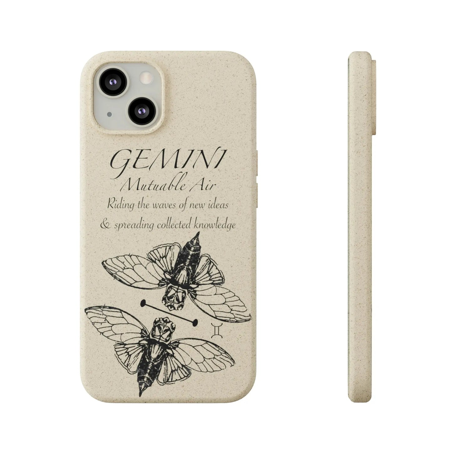 Gemini Zodiac Biodegradable Phone Case Printify