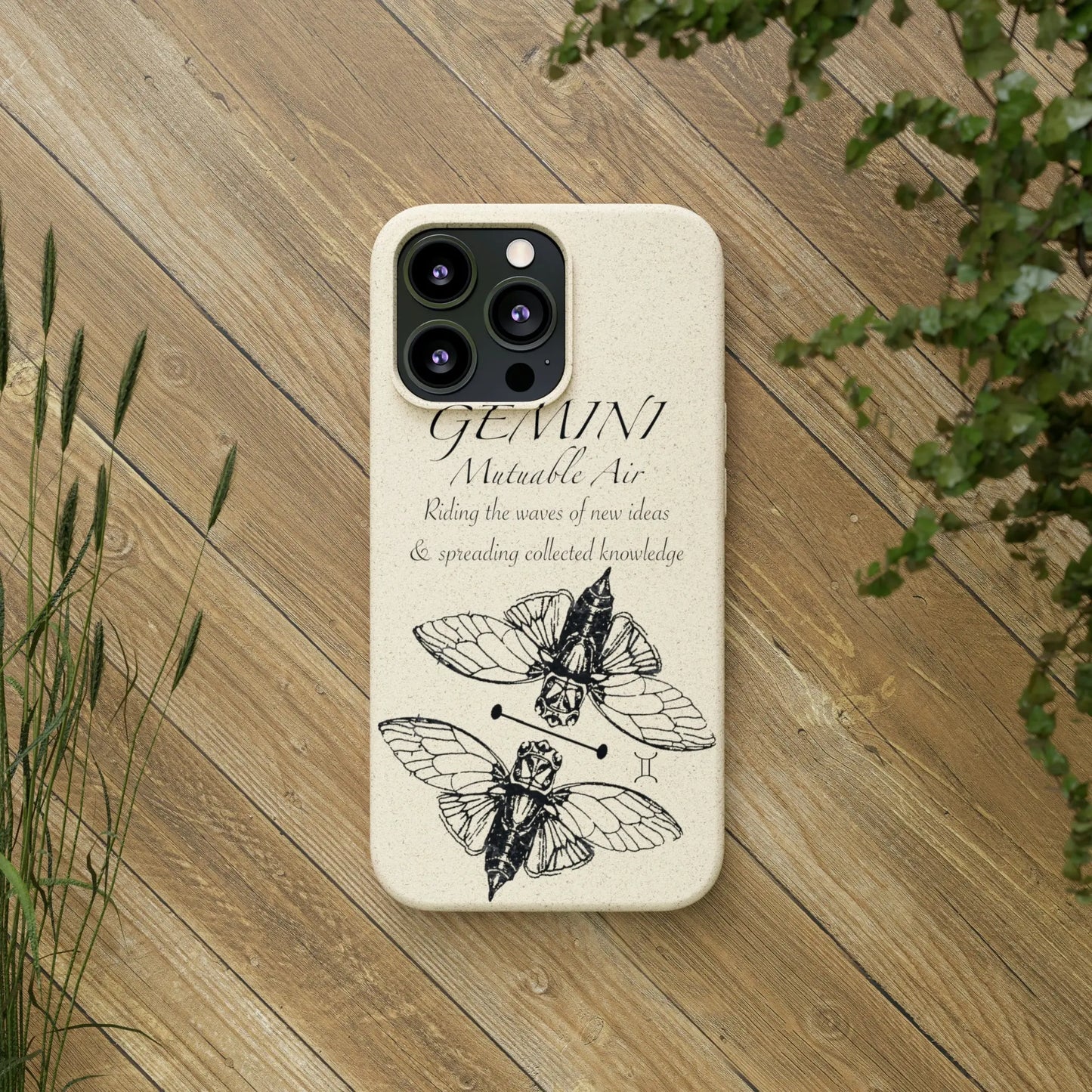 Gemini Zodiac Biodegradable Phone Case Printify