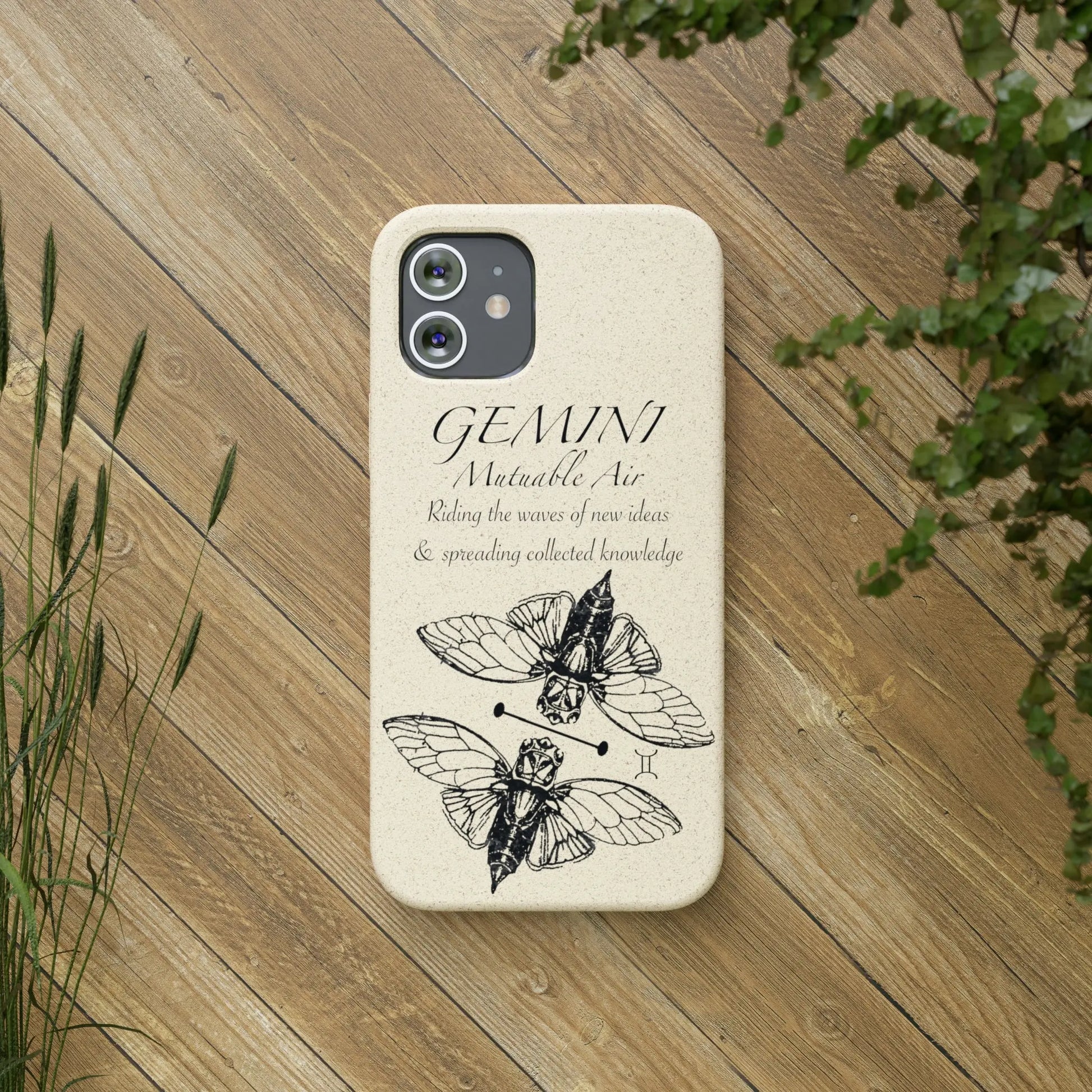 Gemini Zodiac Biodegradable Phone Case Printify