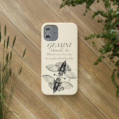 Gemini Zodiac Biodegradable Phone Case Printify